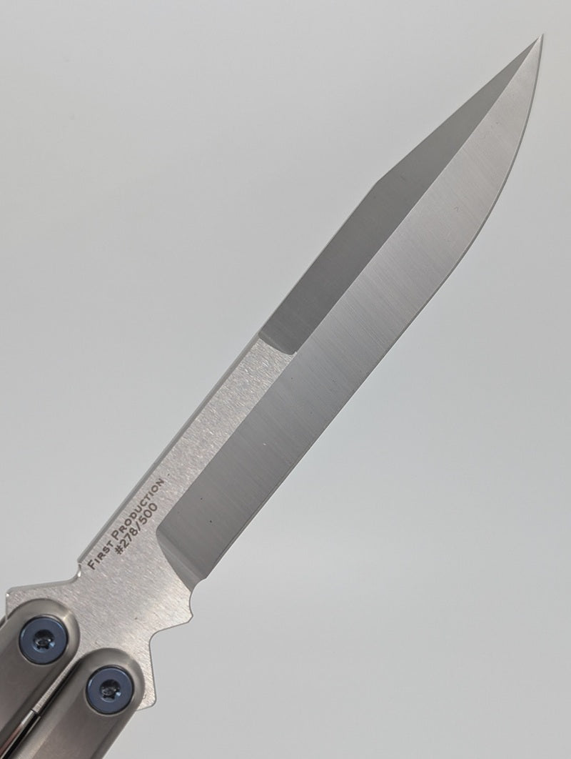 *Consignment* Squid Industries Ti Krake Raken Live Blade Balisong