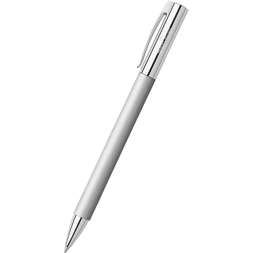 Faber-Castell Ambition Stainless Steel Ballpoint Pen Free Refill