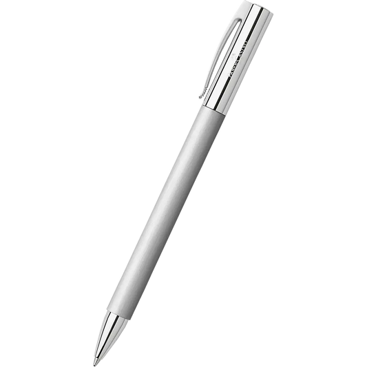 Faber-Castell Ambition Stainless Steel Ballpoint Pen Free Refill