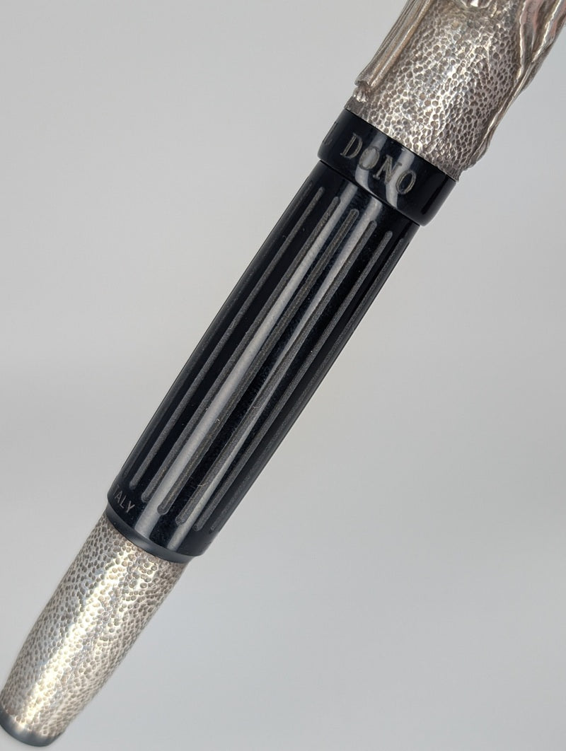 *Consignment* Stipula IL Dono MCMXCVI Limited Edition Ebonite / Sterling Silver Fountain Pen #272 of 988