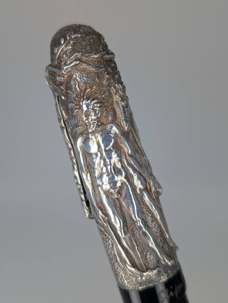 *Consignment* Stipula IL Dono MCMXCVI Limited Edition Ebonite / Sterling Silver Fountain Pen #272 of 988