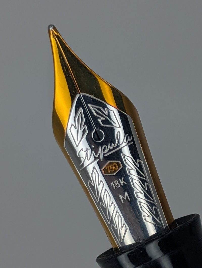 *Consignment* Stipula IL Dono MCMXCVI Limited Edition Ebonite / Sterling Silver Fountain Pen #272 of 988