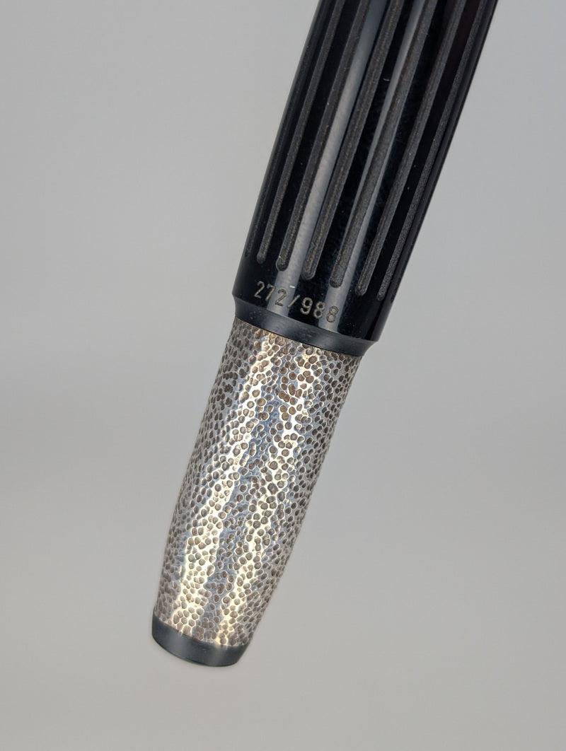 *Consignment* Stipula IL Dono MCMXCVI Limited Edition Ebonite / Sterling Silver Fountain Pen #272 of 988