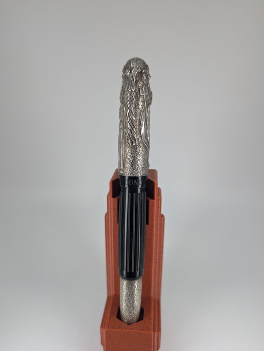 *Consignment* Stipula IL Dono MCMXCVI Limited Edition Ebonite / Sterling Silver Fountain Pen #272 of 988