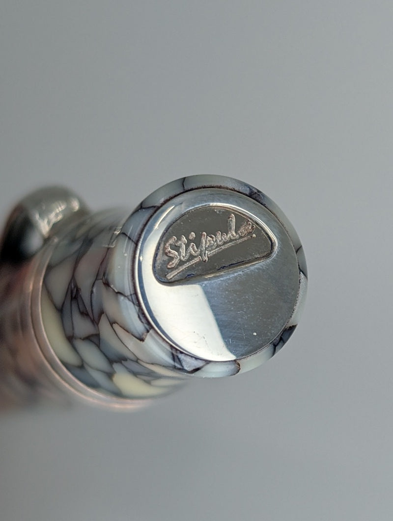 *Consignment* Stipula Leonardo DaVinci Cracked Ice Capless Fountain Pen