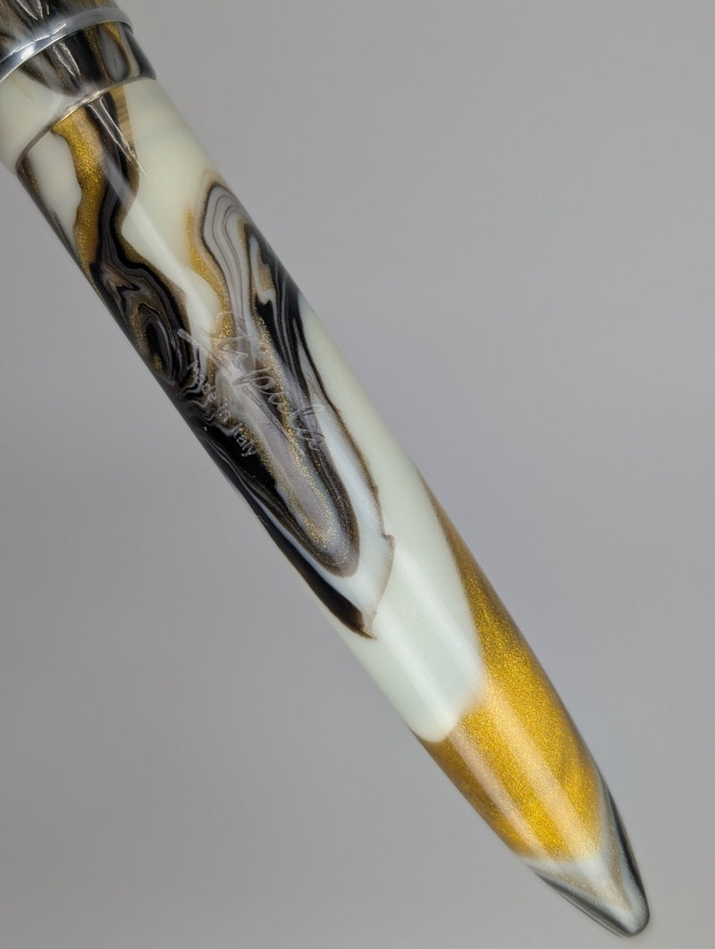 *Consignment* Stipula Model-T Pyrite Fountain Pen / Rollerball Pen Set