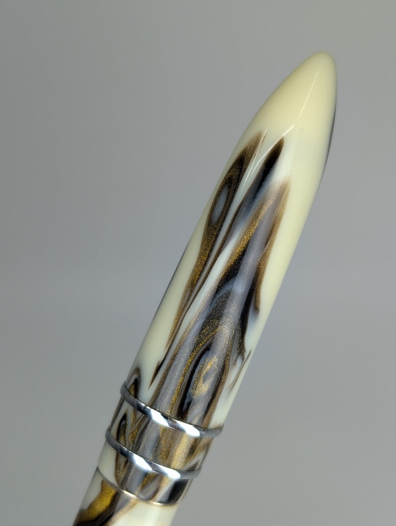 *Consignment* Stipula Model-T Pyrite Fountain Pen / Rollerball Pen Set