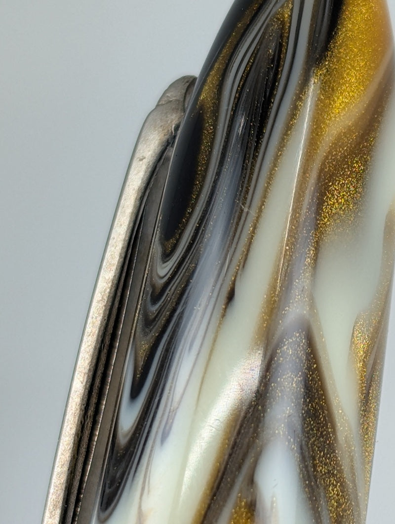 *Consignment* Stipula Model-T Pyrite Fountain Pen / Rollerball Pen Set