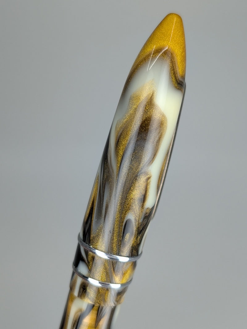 *Consignment* Stipula Model-T Pyrite Fountain Pen / Rollerball Pen Set