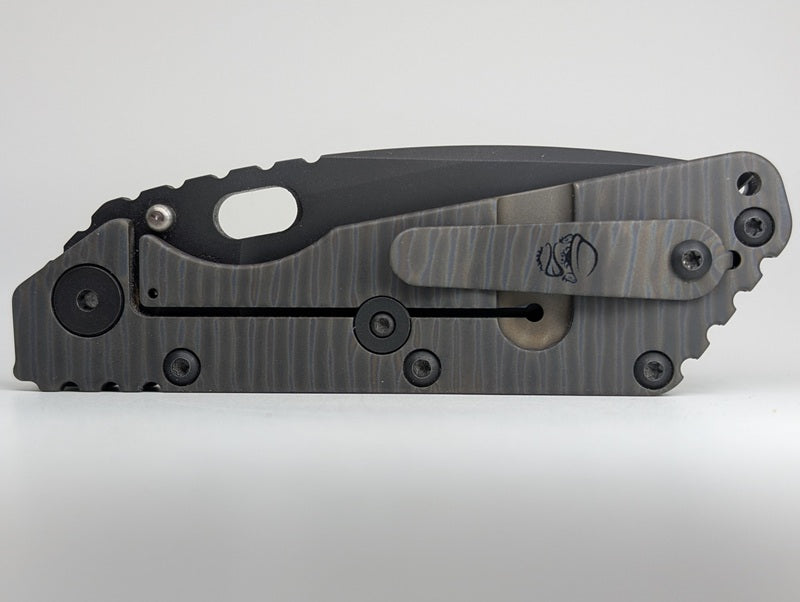 *Consignment* Strider Knives SMF Monkey Edge Aluminum Framelock Folding Knife