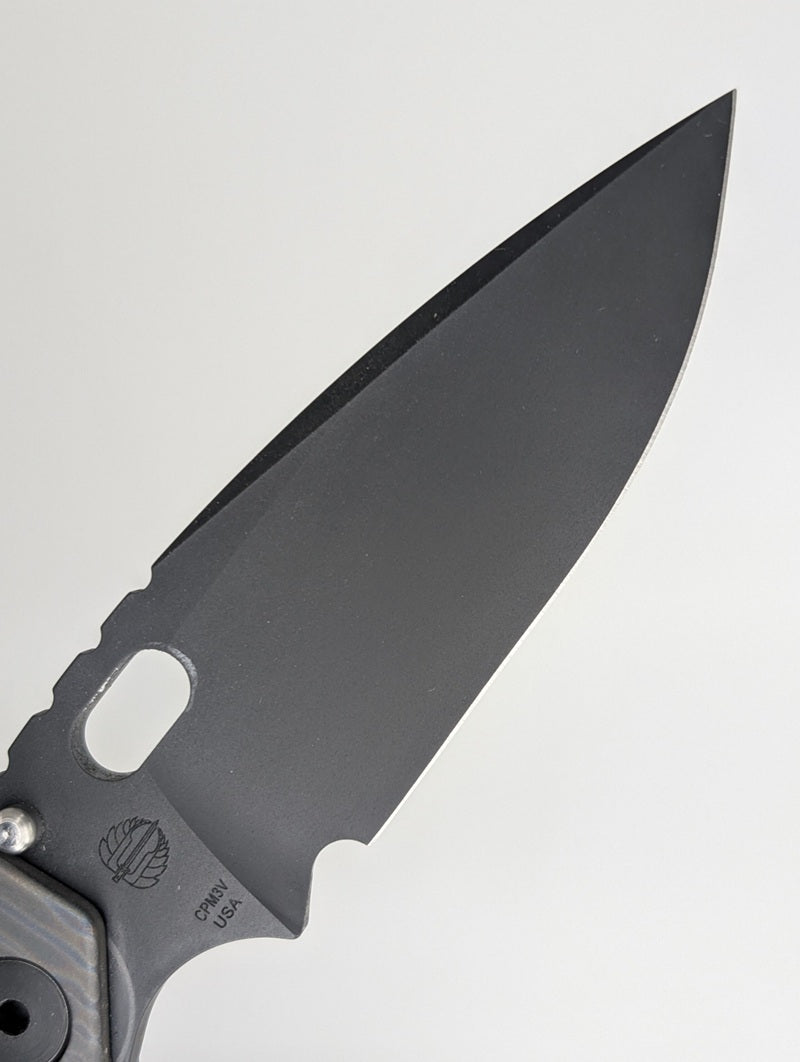 *Consignment* Strider Knives SMF Monkey Edge Aluminum Framelock Folding Knife