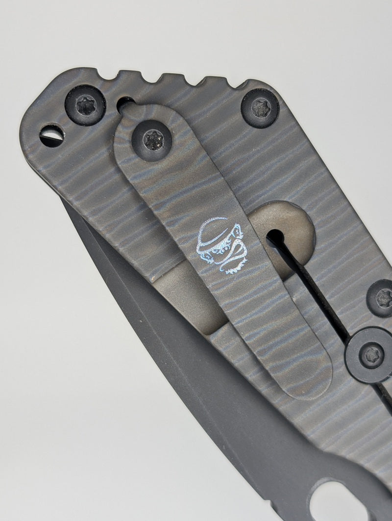 *Consignment* Strider Knives SMF Monkey Edge Aluminum Framelock Folding Knife
