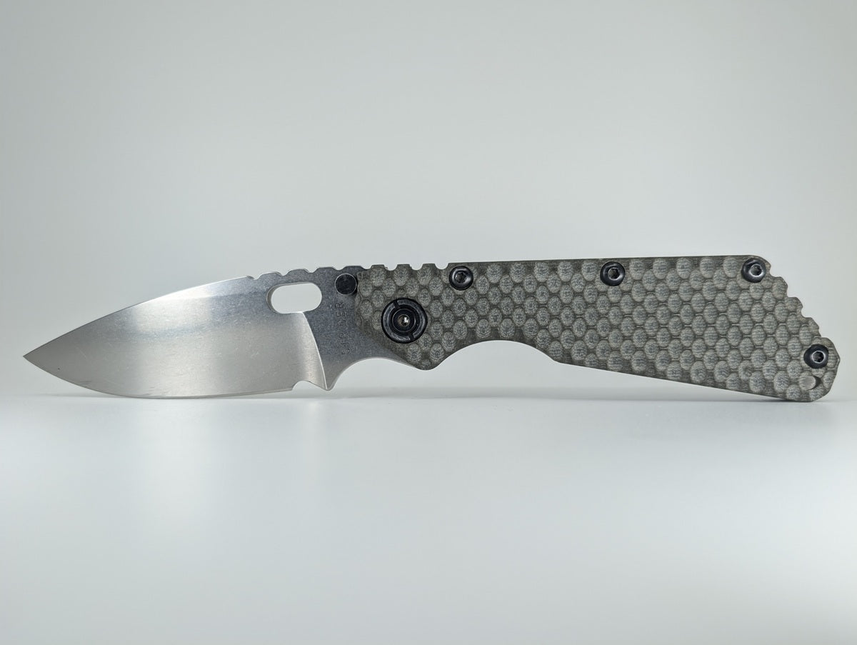 *Consignment* Strider SnG Gunner OD Green / Titanium Framelock Folding Knife