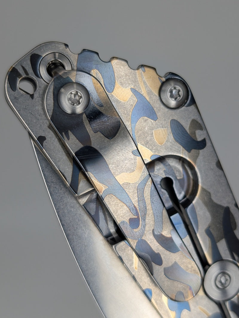 *Consignment* Strider SnG Tanto Digi Hurricane Framelock Folding Knife