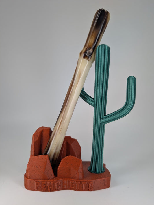 *Consignment* Taccia Savanna Beige Brown Fountain Pen Fine Nib