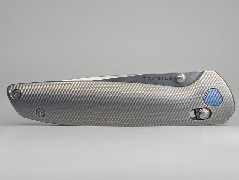 *Consignment* Tactile Knife Co. Maverick Titanium Magnacut Cross Bar Lock Folding Knife