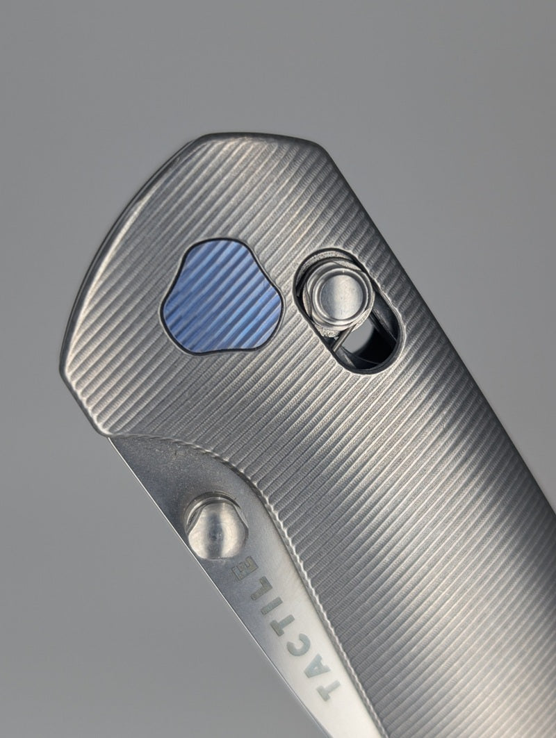 *Consignment* Tactile Knife Co. Maverick Titanium Magnacut Cross Bar Lock Folding Knife