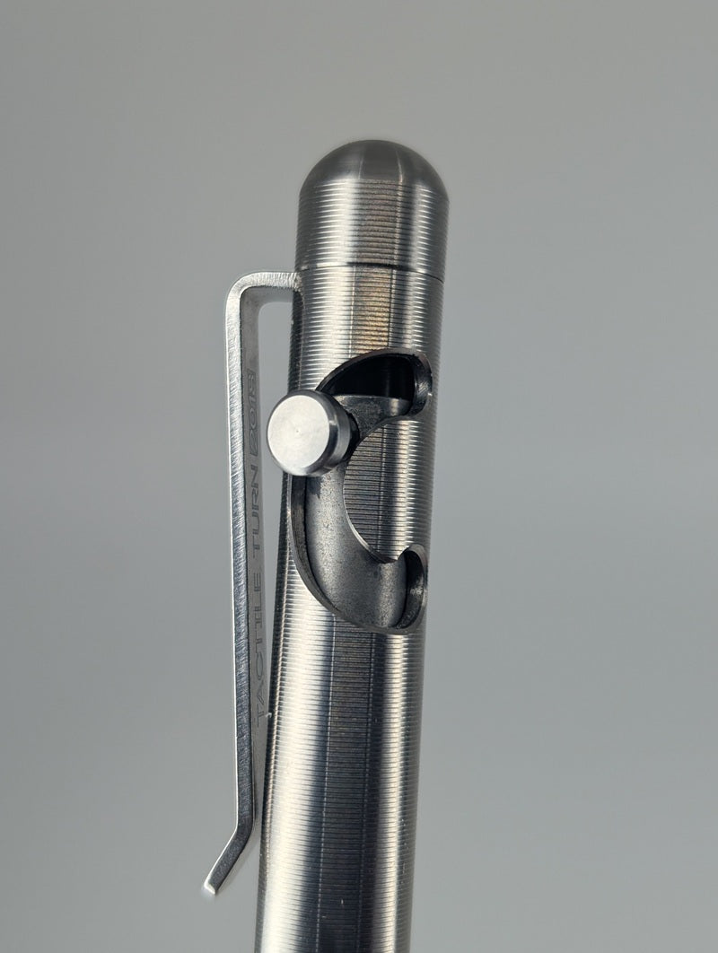 *Consignment* Tactile Turn Glide Raw Ti Bolt Action Ballpoint Pen