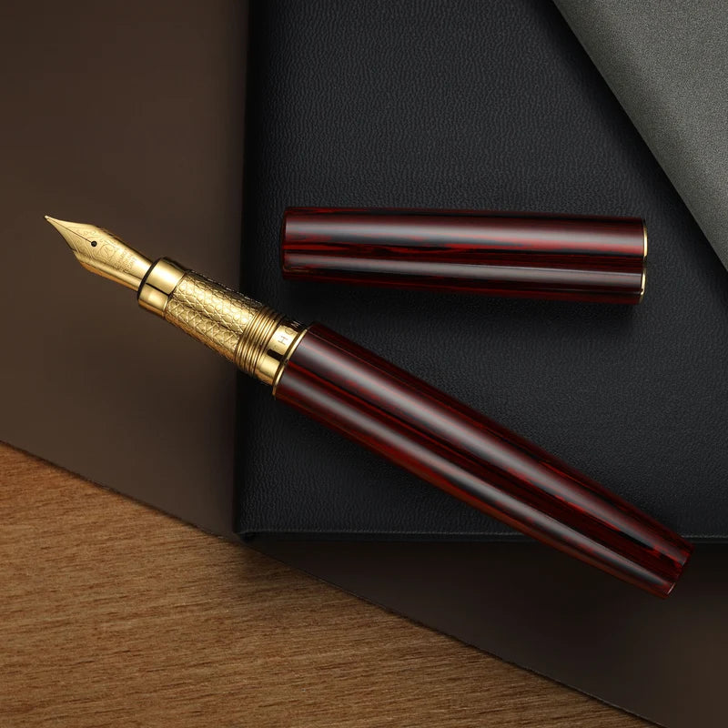 Thomas Slim Namur Ebonite Fountain Pen and Rollerball
