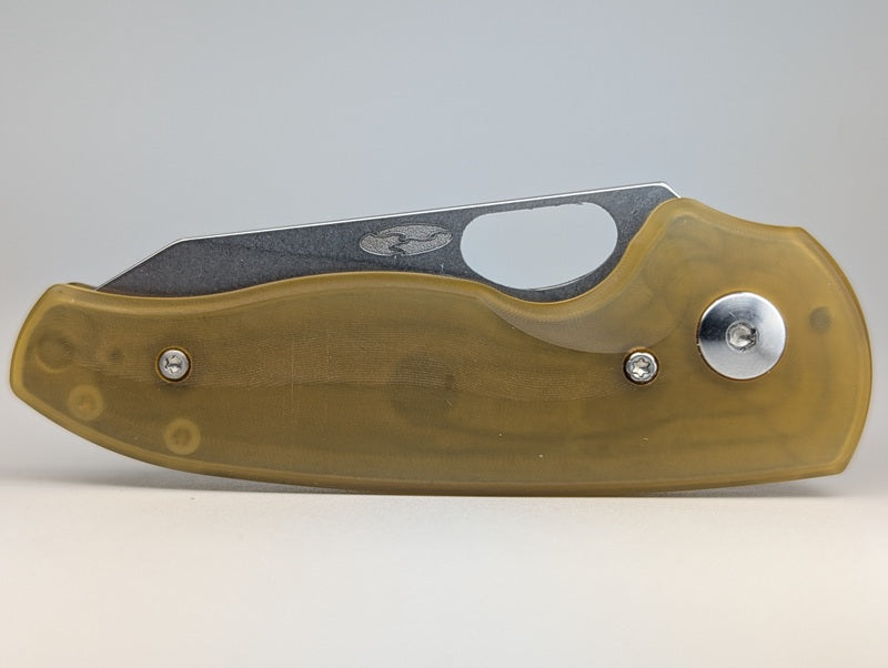 *Consignment* Three Rivers Manufacturing Holier Nerd Ultem Magnacut Linerlock Folding Knife