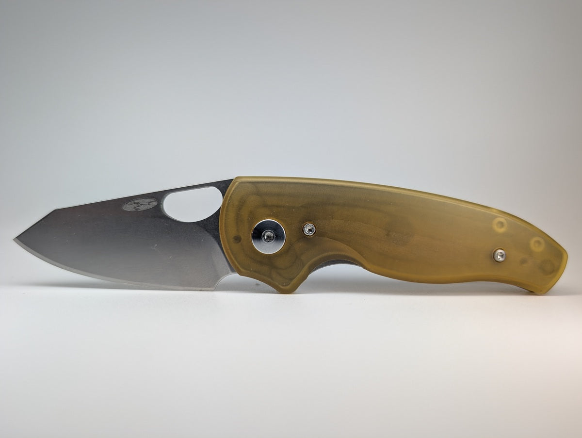 *Consignment* Three Rivers Manufacturing Holier Nerd Ultem Magnacut Linerlock Folding Knife