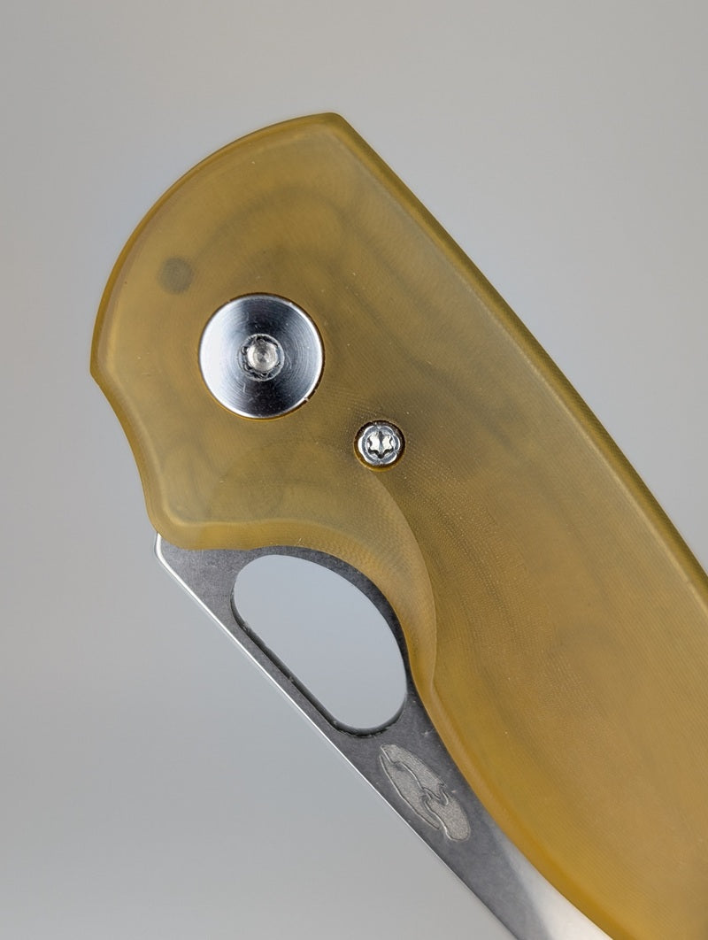 *Consignment* Three Rivers Manufacturing Holier Nerd Ultem Magnacut Linerlock Folding Knife