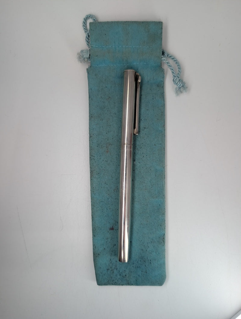 *Consignment* Tiffany & Co "T" Sterling Silver Rollerball Pen