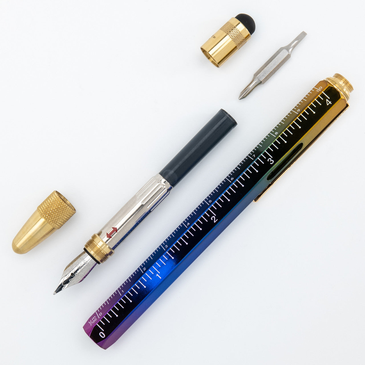 Monteverde One Touch Rainbow Multi-tool Fountain Pen with Stylus