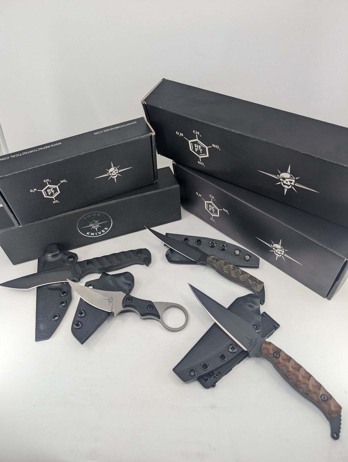 *Consignment* Toor Knives & RE Factor Sicario 4 Knife Complete Set I, II, III, IV Limited Edition Fixed Blade Knife