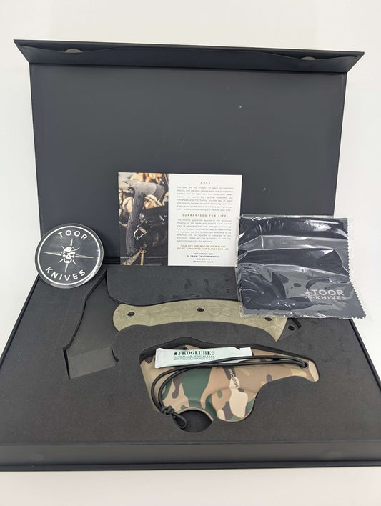 *Consignment* Toor Knives Tomahawk F13 Covert Green Axe