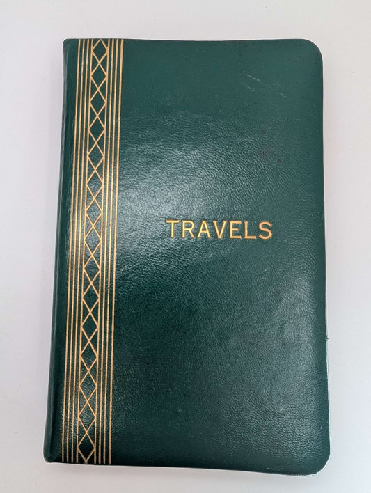 Samuel Ward MFG Co. Vintage Travel Journal Green w/ Pencil