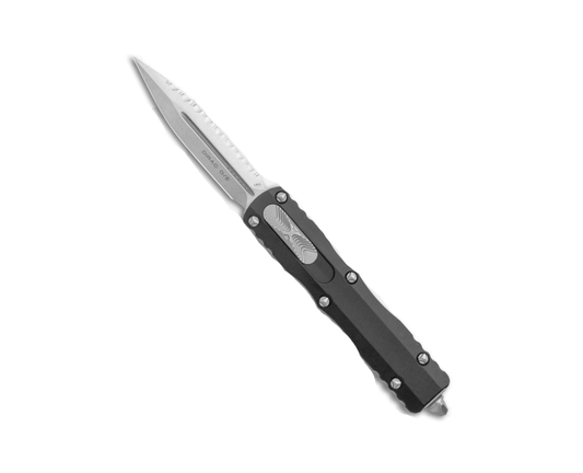 Microtech Dirac D/E Apocalyptic Full Serrated Out the Front Knife