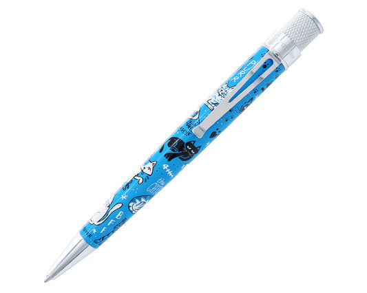 Retro 51 Tornado Cat Rescue Series IV Ballpoint Pen Free Refill
