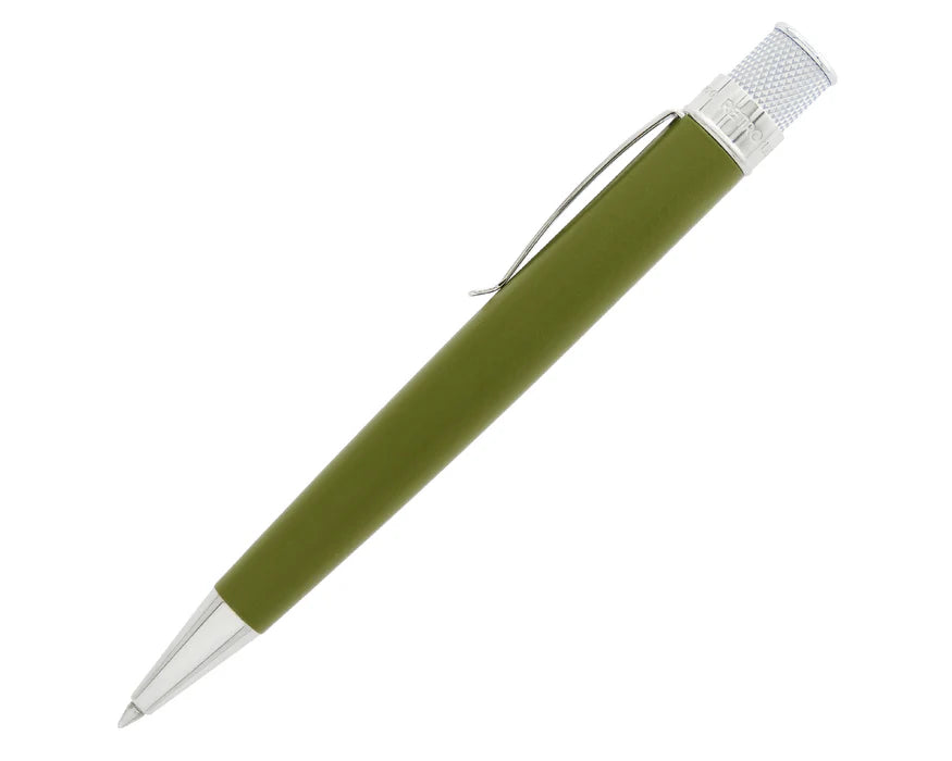Retro 51 Tornado Juniper Green Rollerball Pen