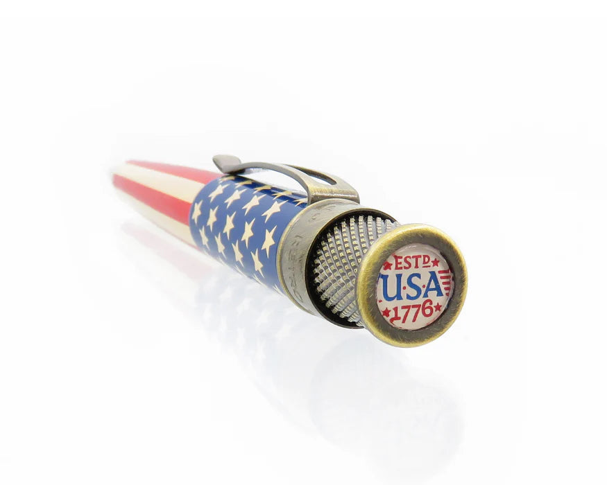Retro 51 Tornado Vintage Metalsmith Tribute 250 Flag Rollerball Pen
