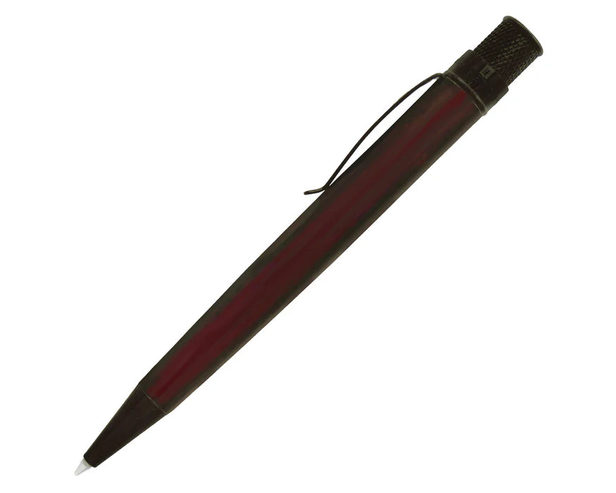 Retro 51 Tornado Black Cherry Stealth Rollerball Pen