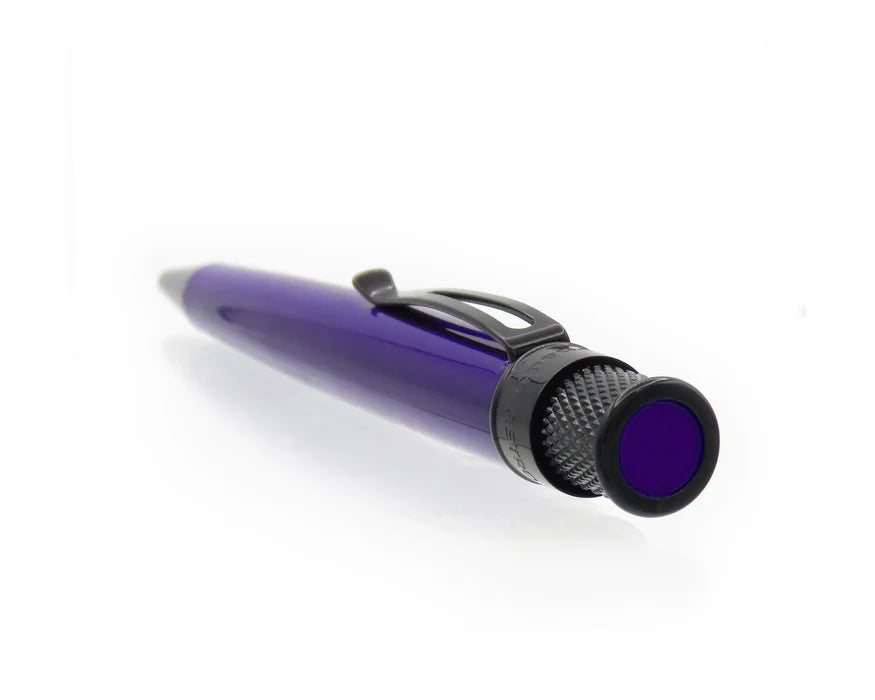 Retro 51 Tornado Stealth Midnight Purple Rollerball Pen