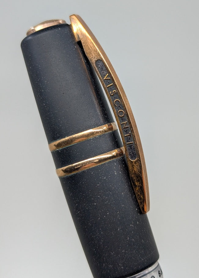 *Consignment* Visconti Homo Sapiens Bronze Age Crystal Dream Fountain Pen 18k Gold Broad Nib