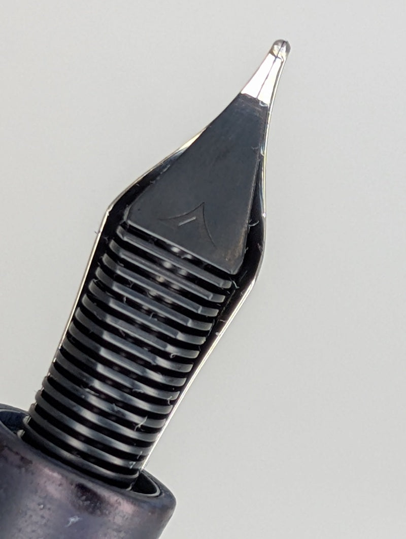 *Consignment* Visconti Homo Sapiens Steel Age Fountain Pen 18k Gold Medium Nib