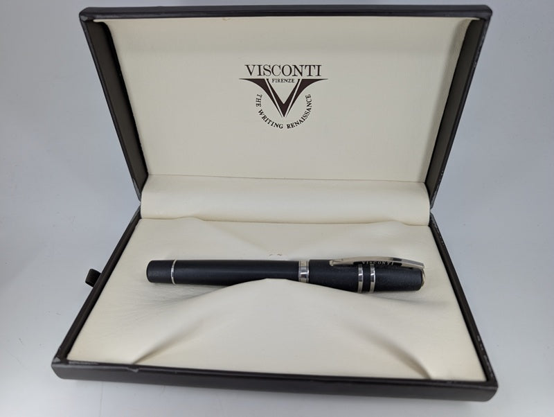 *Consignment* Visconti Homo Sapiens Steel Age Fountain Pen 18k Gold Medium Nib
