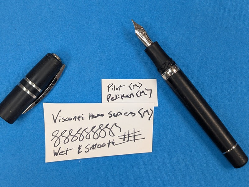 *Consignment* Visconti Homo Sapiens Steel Age Fountain Pen 18k Gold Medium Nib