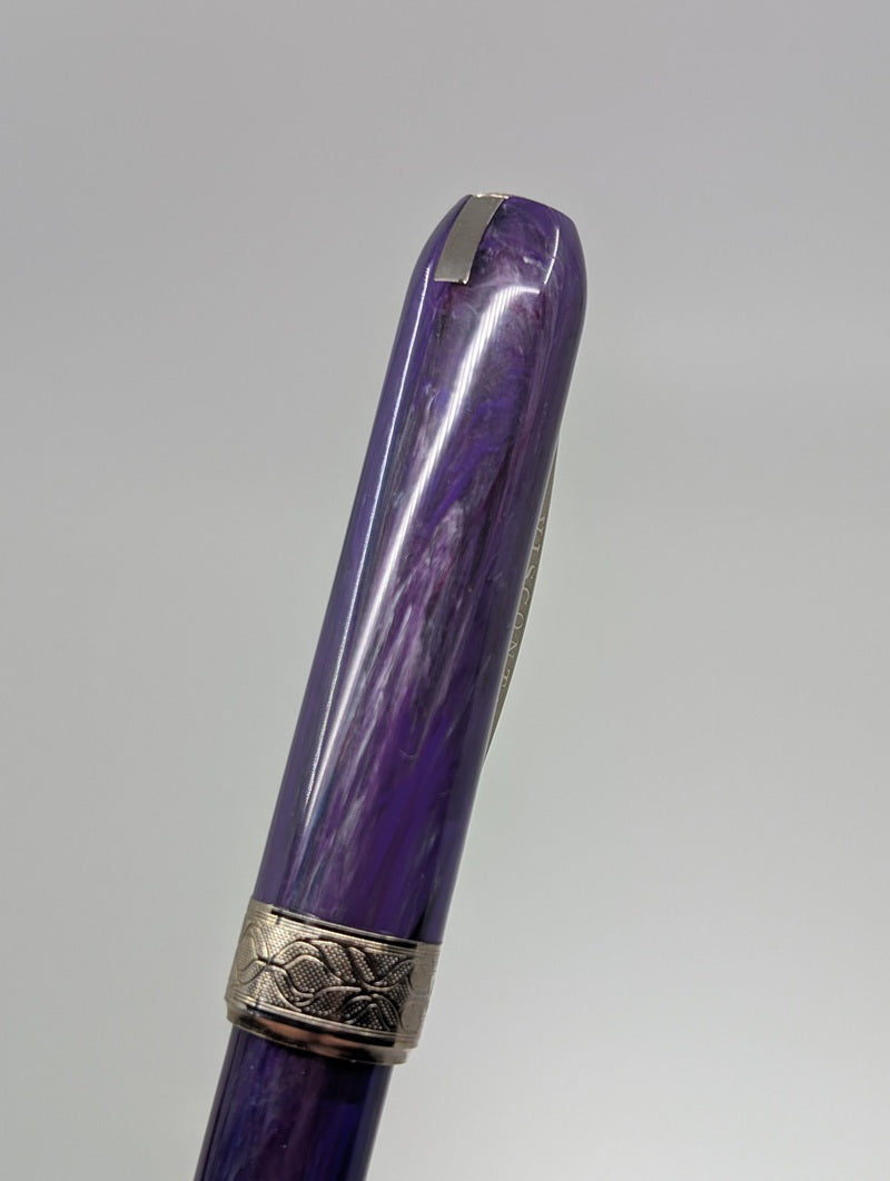 *Consignment* Visconti Rembrandt Purple Fountain Pen Calligraphy Nib