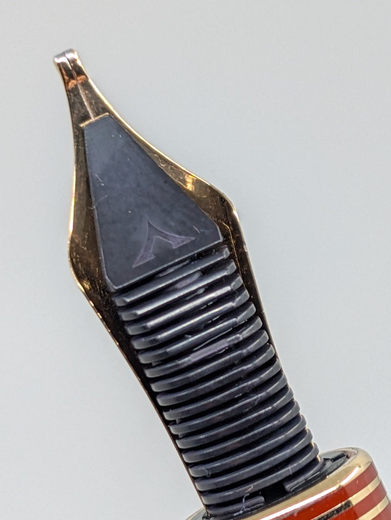*Consignment* Visconti Saturno Limited Edition Brown Dione Fountain Pen 23k Palladium 1.3 Nib