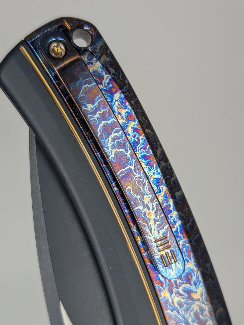 *Consignment* WE KNIFE Ziffius Button Lock Folding Knife