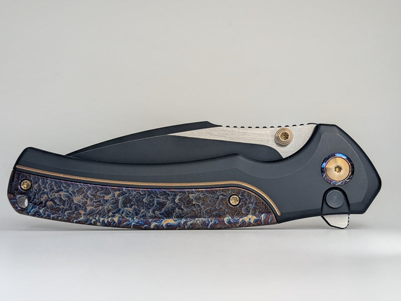 *Consignment* WE KNIFE Ziffius Button Lock Folding Knife