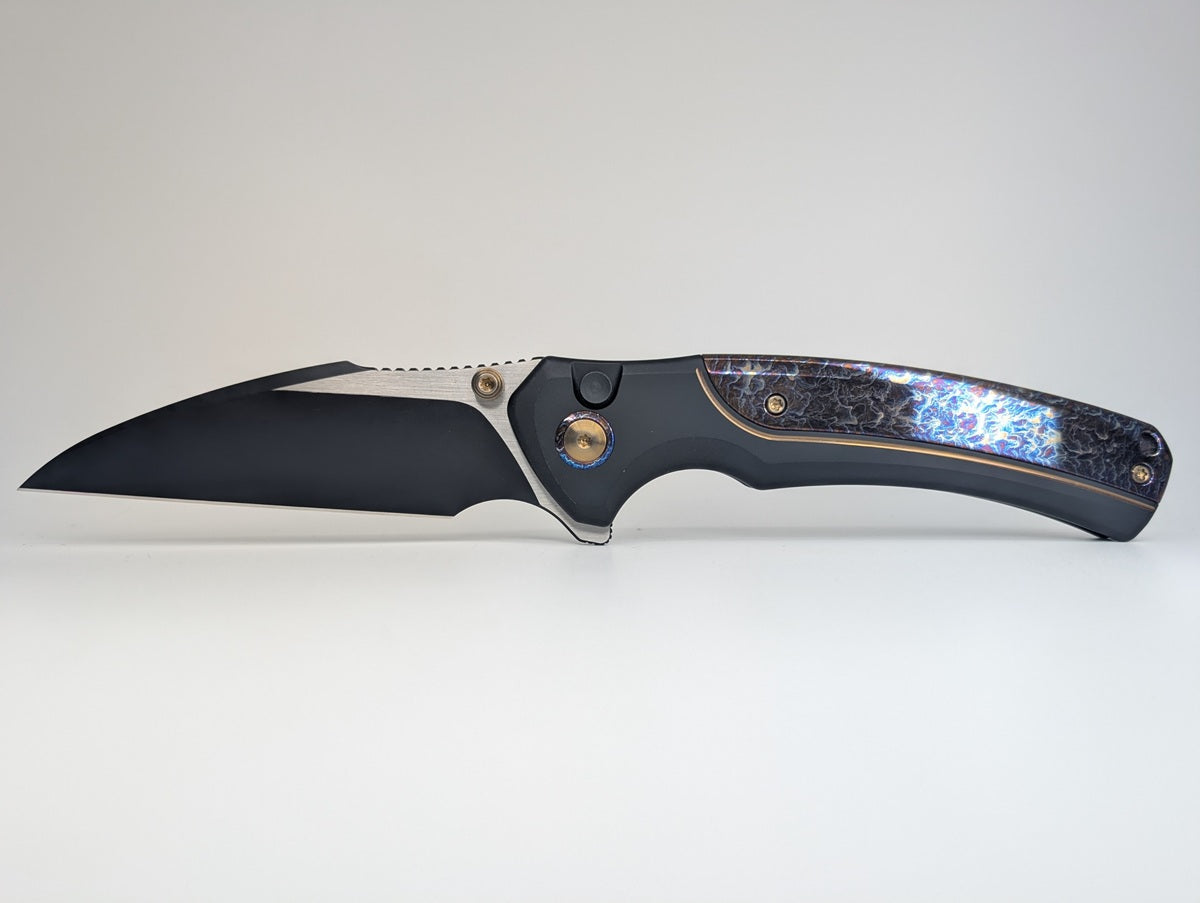 *Consignment* WE KNIFE Ziffius Button Lock Folding Knife