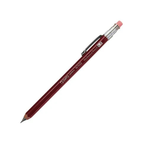 OHTO WN Series Wooden Warm & Natural Mechanical Pencil with Clip