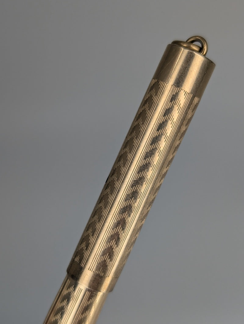 *Consignment Wahl Eversharp Gold Filled Pendant Fountain Pen 14k #2 Nib and Pencil Set