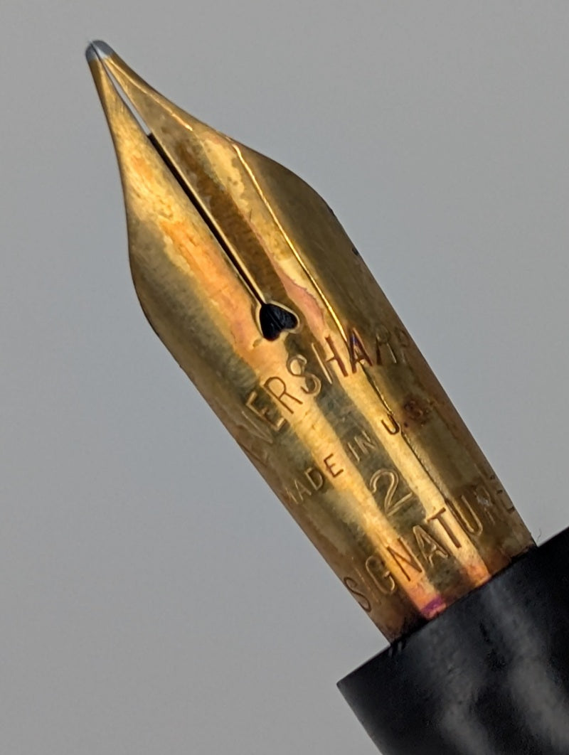 *Consignment* Eversharp Red Ebonite Fountain Pen 14k #2 Signature Nib