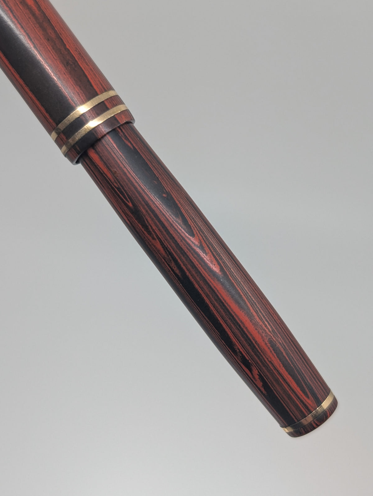 *Consignment* Wahl Eversharp Red Wood Grain Ebonite Pendant Fountain Pen #2 Flex Nib